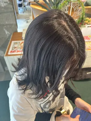 カラー 園田 朱理のヘアスタイル