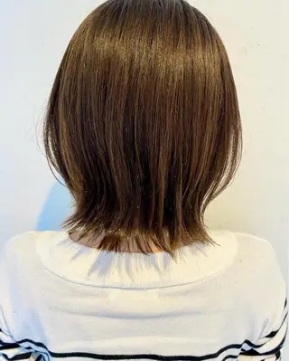 ミディアム カラー 伊藤 さやかのヘアスタイル