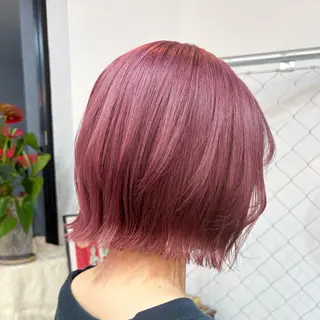 カラー 💎艶々ハイトーン MOE💍🤍のヘアスタイル