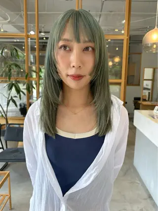 セミロング 🌼FERIA梅田 🌼のヘアスタイル