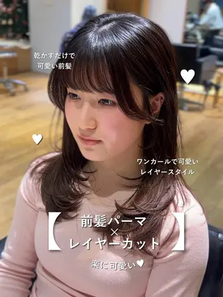 パーマ 韓国風パーマ/ オリーブ🇰🇷あゆのヘアスタイル