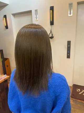 カラー 東茉央/ブリーチ リタッチ🧸銀座のヘアスタイル
