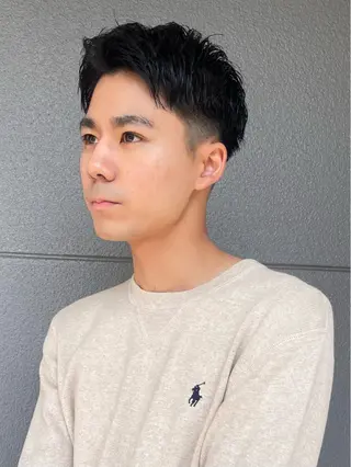 メンズ miyou/髪質改善 カラー/透明感カラーのヘアスタイル