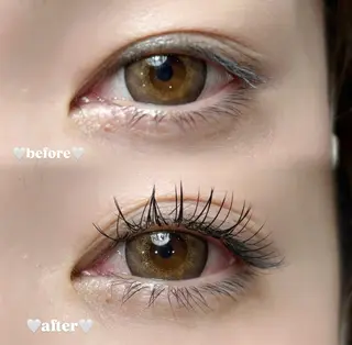 マツエク・マツパ Luna WHITEのマツエク・マツパデザイン