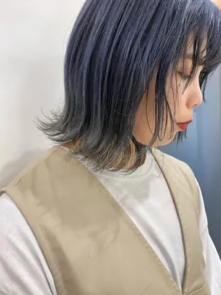 ショート カラー パーマ ヘアアレンジ メンズ キッズ ネイル マツエク・マツパ 🫧umu.🫧韓国 /レイヤー/ハッシュのヘアスタイル
