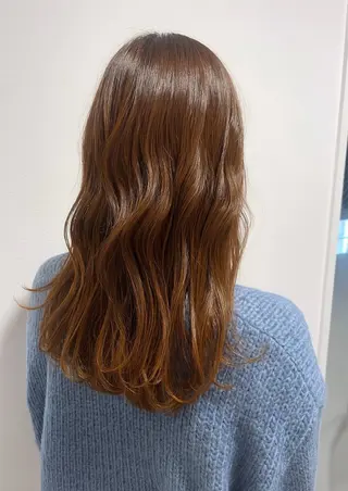 ロング カラー ミディアム／ ヒグレアキコのヘアスタイル