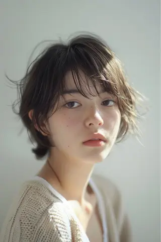 ショート カラー パーマ Luana / 公式 / 大通のヘアスタイル