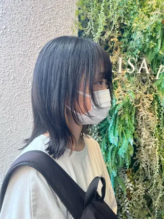 ミディアム 🪽ナチュラルヘア* 大下唯奈🪽🫧のヘアスタイル