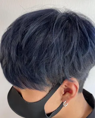 カラー メンズ lanugo 越打　優のヘアスタイル