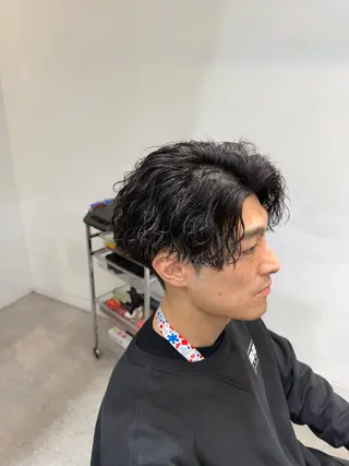 ショート パーマ fifth 村田 悠輔のヘアスタイル