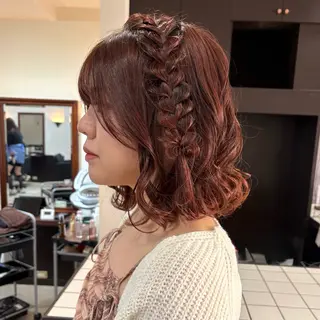 ミディアム ヘアアレンジ SHICUNE /ミホのヘアスタイル