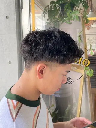ショート パーマ メンズ ユ カの眉毛・アイブロウイメージ