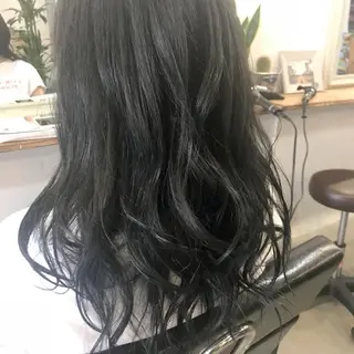 ロング カラー メンズ限定クーポン シェアサロン博多のヘアスタイル