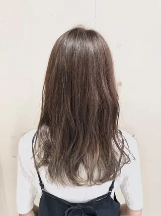 ミディアム カラー パーマ ヘアアレンジ 【ツヤ髪美容師】 ツダケイスケのヘアスタイル
