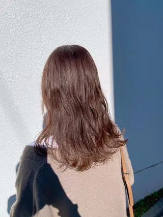セミロング カラー パーマ ヘアアレンジ メンズ キッズ ネイル マツエク・マツパ アイブロウ ⭐️ハイクオリティ カラー杉本雄志⭐️のヘアスタイル