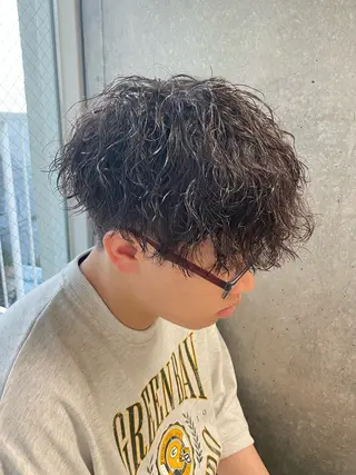 パーマ メンズ メンズモテパーマ💙 fuwaのヘアスタイル