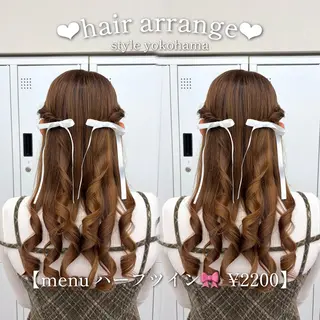 ヘアアレンジ ヘアセット/エクステ カラー/ゆう🩷のヘアスタイル