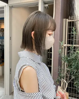 ミディアム カラー 大阪メンズパーマ /ショート/らいのヘアスタイル