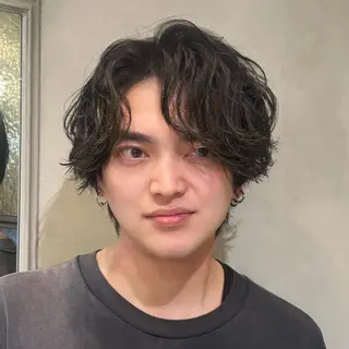 メンズ 池袋/韓国メンズヘア ❤️💙軸丸みうのヘアスタイル