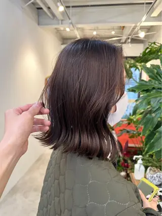 ミディアム モモセ ユメトのヘアスタイル