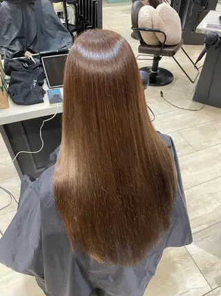 ロング すみれ✨レイヤー 🫧透明感カラーのヘアスタイル