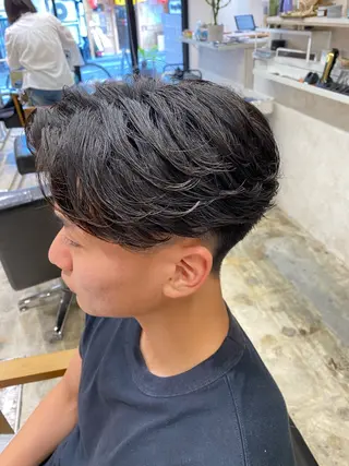 パーマ メンズ 🌴パーマオタク🌴 長谷川 諒佑🌈のヘアスタイル