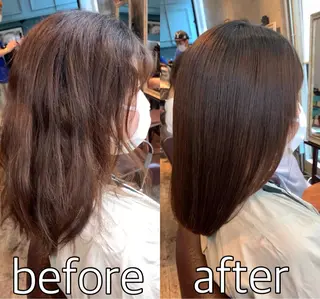 ミディアム *くせ毛に特化* 【yun】のヘアスタイル