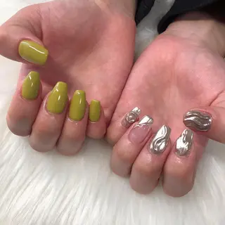 ネイル 西岡 杏のネイルデザイン