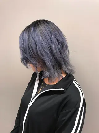 ミディアム カラー 💖艶と似合わせ💖 カラーカット💖のヘアスタイル