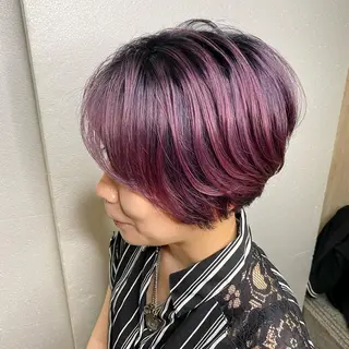 ショート カラー ⭕️ダメージレス特化 髪質改善🥇丸山憲人のヘアスタイル