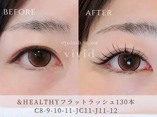 マツエク・マツパ vividビビッド 門前仲町店のマツエク・マツパデザイン