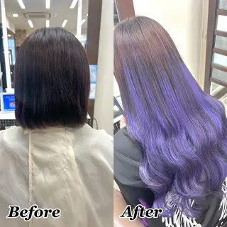 ヘアメ🎀推しカラー 🥣横浜/しほ🧸のヘアスタイル