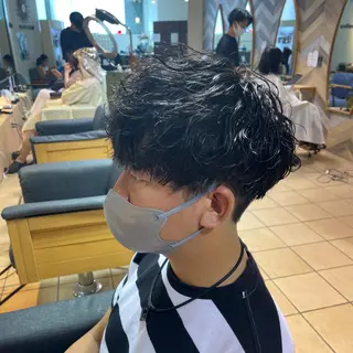 ショート パーマ メンズ すげさやか ✨メンズカットパーマのヘアスタイル