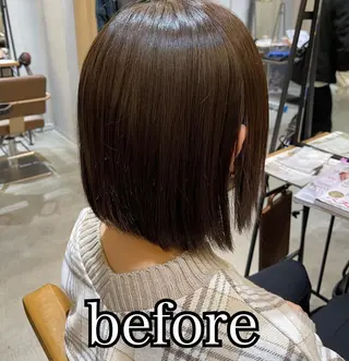 ミディアム カラー ヘアアレンジ ❥【韓国風ヘア】 stylist 林❥のエステ・リラクイメージ