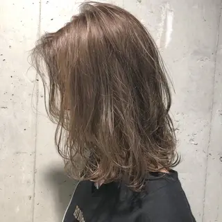 セミロング カラー パーマ 🌟横浜THREE 店長担当🌟のヘアスタイル