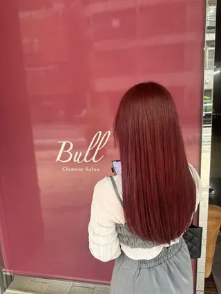 ロング カラー 幕田 希耀美のヘアスタイル