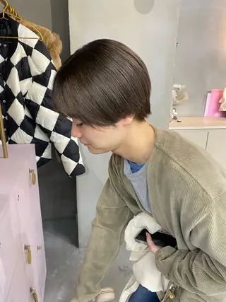 ショート カラー メンズ 前橋 姫奈のヘアスタイル