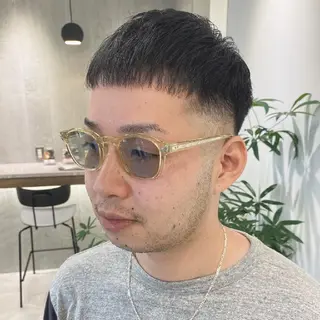 メンズ メンズ&ショート LEA山村真史のヘアスタイル