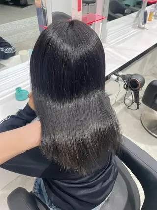 セミロング カラー 履歴修正屋さん／ ブロンド／ホワイトのヘアスタイル