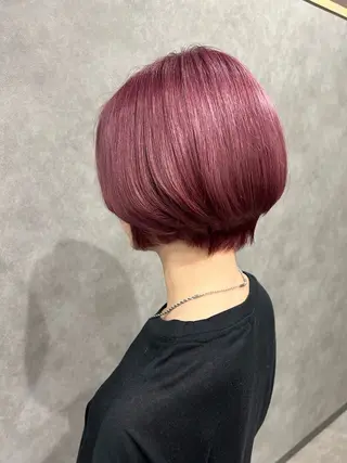 ショート カラー ミルクティー職人× HIROSEのヘアスタイル