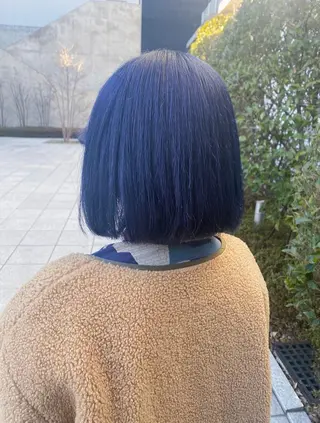 ショート カラー ヘアアレンジ 🩶【推しハイトーン 】yuzu🩶のヘアスタイル
