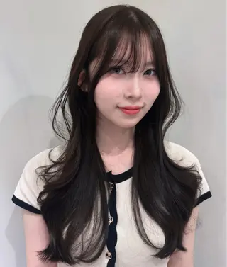 ロング 韓国レイヤー💋/ ワンホン/NANAのヘアスタイル