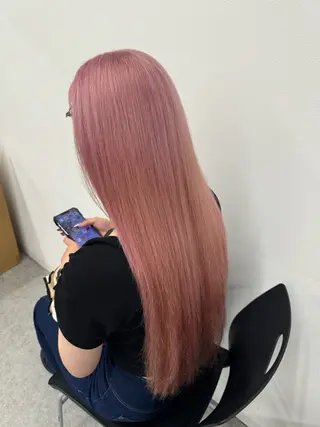 ロング カラー ヘアアレンジ 🥀レイヤー×ハイト ーントレンドヘア🥀のヘアスタイル
