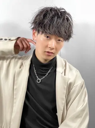 ロング メンズ 高橋 頼のヘアスタイル