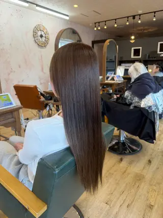 ロング カラー 艶髪/髪質改善 /透明感カラー/鴻巣のヘアスタイル