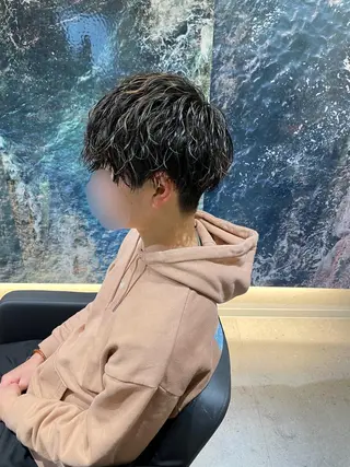 パーマ メンズ 森江 康喜のヘアスタイル