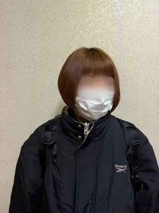 ショート ツヤ重視 ワンカラー🫧Mioのヘアスタイル