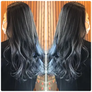 セミロング カラー 小山内 龍一郎 店長のヘアスタイル