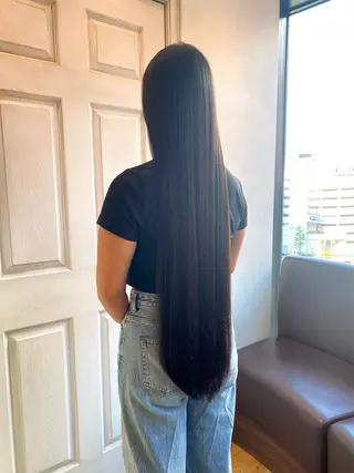 ロング 千 田のヘアスタイル
