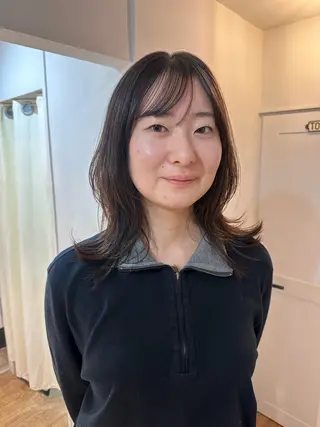 セミロング カラー nanaka/ レイヤーカットのヘアスタイル